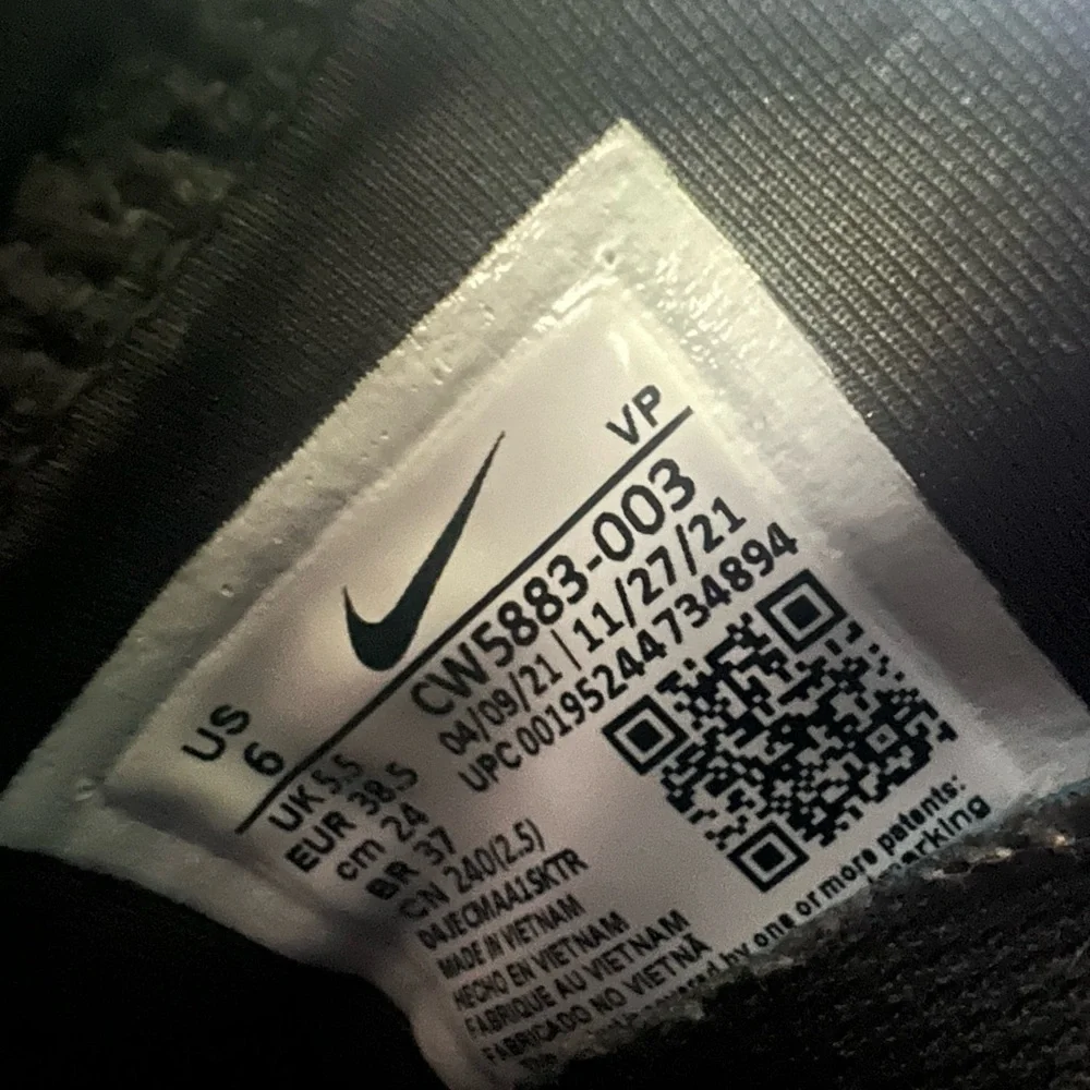 Black and White Athletic Shoes